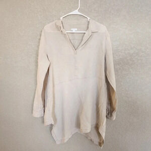J.Jill love linen line size Medium asymmetrical style